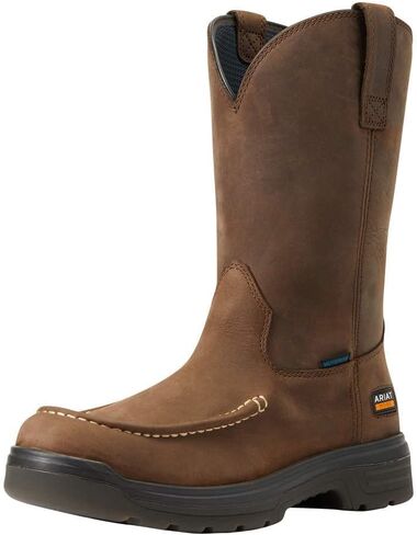 Ariat Mens Turbo Moc Toe Waterproof Work Boot Mocha 9.5 Wide in Saudi Arabia