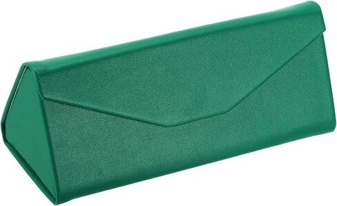 PATIKIL Foldable Glasses Case, Triangle Magnetic Sunglasses Organizer Case PU Leather Hard Eyeglass Case (1 Pcs) in Saudi Arabia