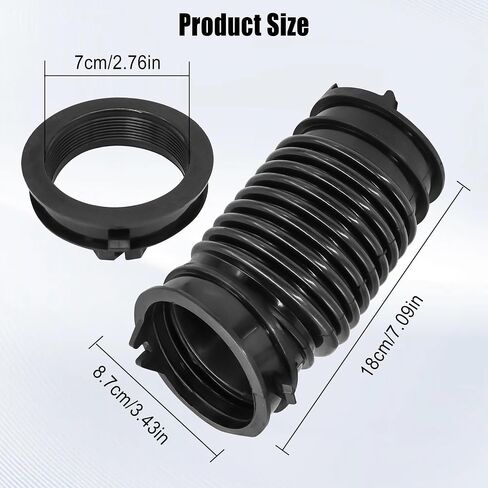 15838665 Air Intake Hose Fit for Chevy Cobalt Malibu 2006-2012 Pontiac G4 G5 G6 Pursuit 2006-2010 Saturn Aura 2008 2009 Replace 696-737 Engine Intake Boot Tube Duct in Saudi Arabia