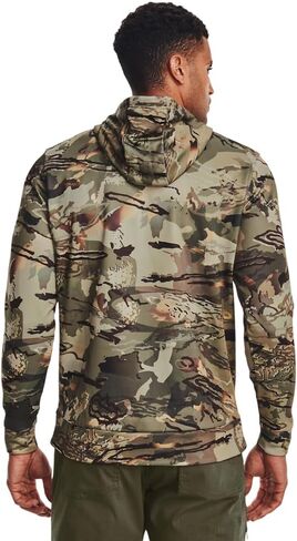Under Armour Mens Expanse Camo Hoodie | Lightweight Breathable Fleece | Kangaroo Pocket for Hunting or Casual Wear in Saudi Arabia