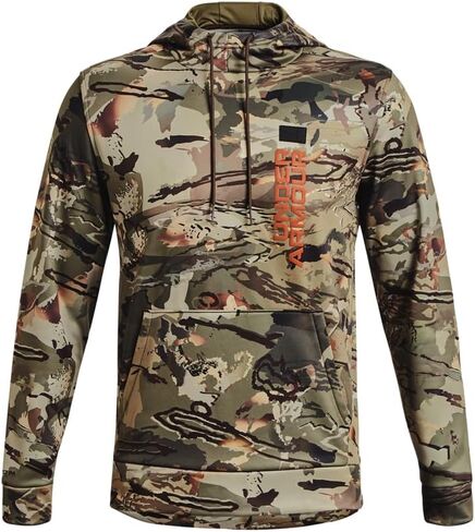 Under Armour Mens Expanse Camo Hoodie | Lightweight Breathable Fleece | Kangaroo Pocket for Hunting or Casual Wear in Saudi Arabia