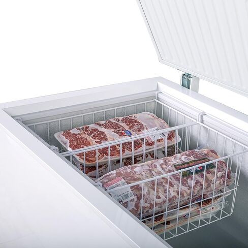 DUURA DCF7 Heavy Duty Commercial Sub Zero Chest Freezer Locking Lid NSF Garage Ready, 7 Cubic Feet 198 Liter 37.8 Inches Wide, White in Saudi Arabia