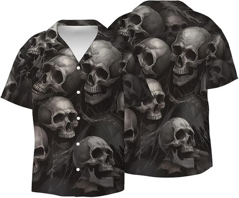 رجال مضحكة قميص هاواي الصيف 3D الرسومية أسفل الأكمام قصيرة الأكمام الاستوائية شاطئ القميص Aloha in Kuwait