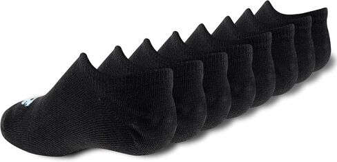 New Balance unisex-child Performance Liner Socks - 8 Pairs - Breathable Half Cushion & Arch Support in Saudi Arabia