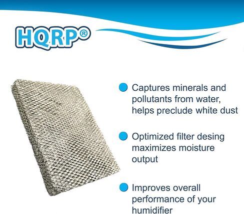 HQRP 2-pack Water Filter compatible with Carrier HUMCCSBP2212, HUMCCSBP2312, HUMCCSBP2412, HUMCASBP2312, HUMCASBP2412, HUMCASBP2414 Humidifiers, P110-1045 Replacement in Saudi Arabia