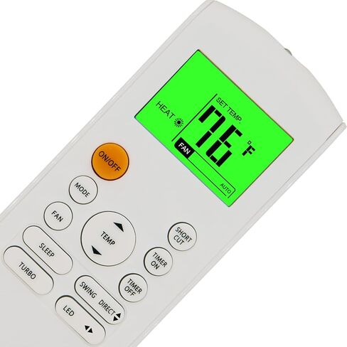 Replacement Remote Control for Midea MRCOOL FRIMEC Klimaire AC Air Conditioner RG57B1/BGE RG57B2/BGE RG57B/BGE RG57/BGE RG57A/BGE RG57A6/BGEF RG57A7/BGEF RG57A6/BGEFU1 RG57E1/BGEU1 RG57H3/BGEFU1 in Saudi Arabia