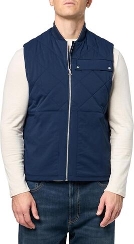adidas Men's Go-to Quilited DWR Full Zip Vest in Saudi Arabia