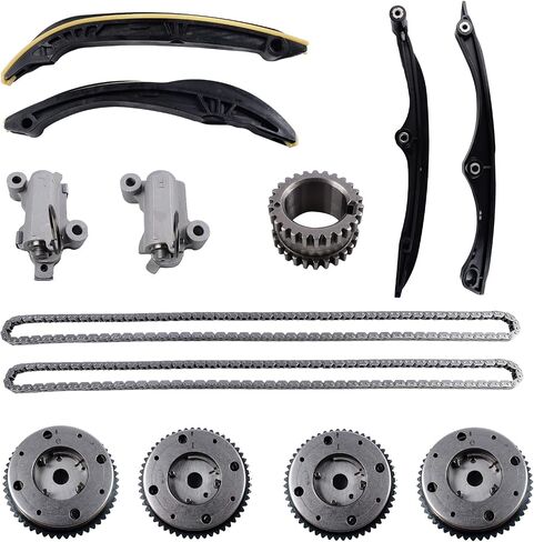 Timing Chain Kit with Water Pump Oil Pump for 2011-2017 Ford F-150 Edge Explorer Expedition Mustang, Fits 3.5L V6 DOHC Engine, and for 2016 Ford Police 3.7L, for 2015-2017 Lincoln Navigator 3.5L in Kuwait