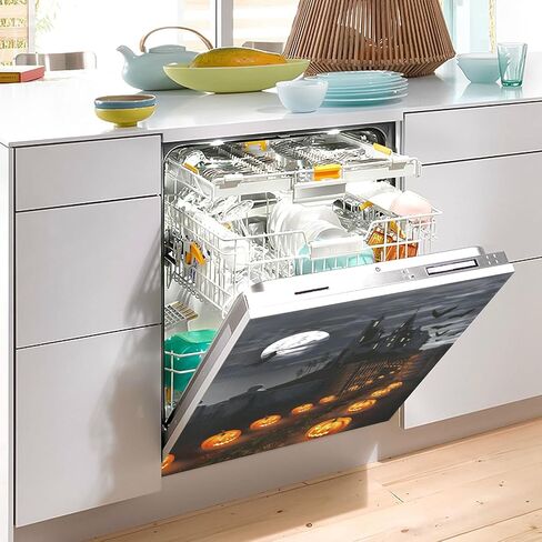Ollabaky Dishwasher Magnet Cover Cute Christmas Gingerbread Magnetic Sticker Dishwasher Door Cover Decal Refrigerator Magnet Sticker for Home Kitchen Cabinet Appliances 23"x26" in Kuwait
