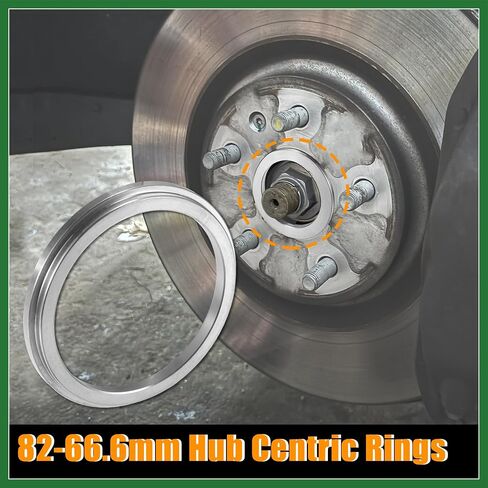 Motoforti 4pcs OD 82mm إلى Id 66.6mm Aluminium Car Hub Rings Centric Rings Bore Center Plastering Long in Saudi Arabia