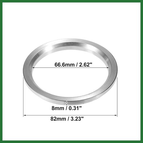 Motoforti 4pcs OD 82mm إلى Id 66.6mm Aluminium Car Hub Rings Centric Rings Bore Center Plastering Long in Saudi Arabia
