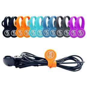 SUNFICON 12 حزمة من مقاطع الكابلات المغناطيسية ومنظمي الكابلات وأسلاك اللفاف ومقاطع الإشارة المرجعية ولوحة السبورة ومغناطيس الثلاجة ومدير كابل USB وأشرطة ربطات العنق in Kuwait