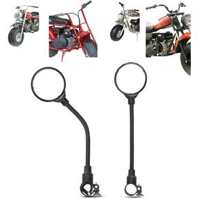 Mini Bike Mirrors,Rear View Bike Mirror Handle bar Mount,Adjustable Rotatable for Coleman CT200U,CT200U-EX,BT200X,MB200,Axis M200,Mountain Road Bike Bicycle Electric Motorcycle Universal Fit