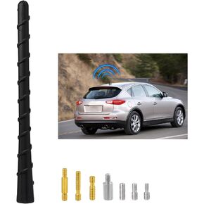 Vehicle Radio FM AM Antenna 7inch,Rubber Car Antennae Mast Replacement Compatible with Ford Dodge Hyundai Nissan Kia Infiniti