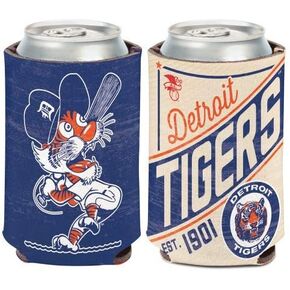 WinCraft Detroit Tigers Can Cooler Vintage Design