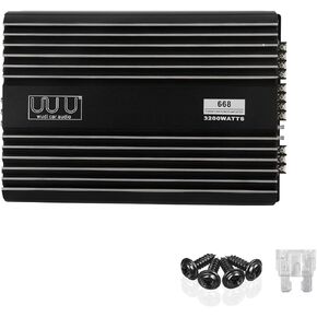 YaeCCC 4 Channel Amplifier Car Audio Stereo Amplifier for Subwoofers 3200W 12V