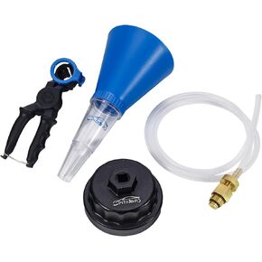 3mirrors Oil Filter Wrench, Drain Tool Set, and Engine Oil Funnel Compatible with Toyota Lexus Scion Camry Tundra Highlander Sienna 2.0-5.7L Engine with 64mm Cartridge Style Oil Filter System