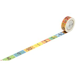 mt Washi Masking Tape for Kids - Colourful Stripe