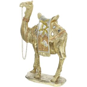 Brass Camel Figurine Gold Desert Animal Figurines Small Statues Standing Camel Decor Ornament Office Home Desktop Decoration Picture 1