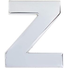 3D Metal Car Emblem Letter J Sticker Chrome Plating Zinc Alloy Automobile Symbol Badge Decal