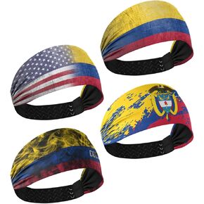Sports Sweatbands Headband for Men Women Elastic Headband Hair Bands Sports Sweatbands for Basketball Yoga Exercise Workout