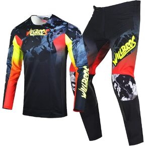 Men's Motocross Jersey Pants Combo MX Set Offroad Dirt Bike Downhill Enduro Race Women MTB BMX Suit Adult