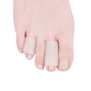 Gel Toe protectors Toe Sleeves Toe Covers Tube Pads 10 Pcs, Protect Middle Toes Relief Pain From Corns, Calluses, Sore, Bent, Stubbed Hammer Toes