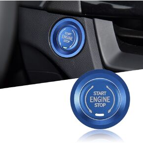 TOMALL Engine Start Stop Ring Trim Compatible with ​Cadillac XT4 XT6 CT4 CT5 Car Interior Key Ignition Push Start Button Cover Aluminum Cap Decoration Accessories (Blue) in Kuwait