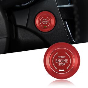 TOMALL Engine Start Stop Ring Trim Compatible with ​Cadillac XT4 XT6 CT4 CT5 Car Interior Key Ignition Push Start Button Cover Aluminum Cap Decoration Accessories (Blue)