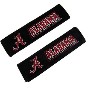 Alabama Crimson Tide Velour Seat Belt Pads