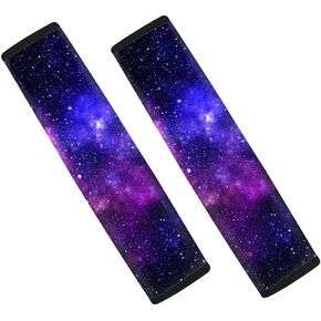 طقم مكون من قطعتين من غطاء حزام الأمان المبتكر، وسادة حزام الأمان، وسائد حزام الأمان الأرجوانية لحزام الأمان وغطاء حزام الكتف المريح، ملحقات السيارة الداخلية العالمية in Kuwait