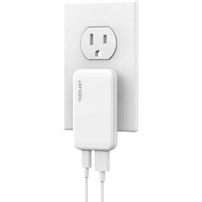 شاحن محمول سريع رفيع للغاية بقدرة 20 وات USB-C PD، شاحن حائط بمنفذين، منفذ مزدوج PD 3.0& QC 3.0 متوافق مع iPhone 15 &15 Pro، 14&14Pro، 13/ 13Pro/ 12/12Pro/ Pixel 8& 8 Pro in Kuwait