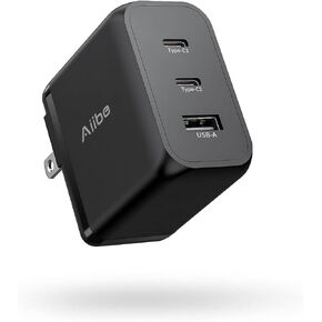 Aiibe USB C شاحن 65W 3-Port PD 3.0 شاحن سريع 65W GaN Wall Charger USB C Charger Block Type-C محول قابل للطي لـ MacBook Pro/Air، iPad Pro، iPhone 15/14/Pro، Galaxy S23 S22، Dell XPS13، أجهزة الكمبيوتر المحمولة in Kuwait