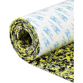 OCEANBROAD Self-Adhesive 96''x16.8''/22''/29'' Camouflage Boat Flooring Non-Slip Traction Pad EVA Foam Sheet for Surfboard SUP Board Kayak, Camo Snow/Ocean/Jungle/Desert/Yellow/Black/Blue/White/Gray