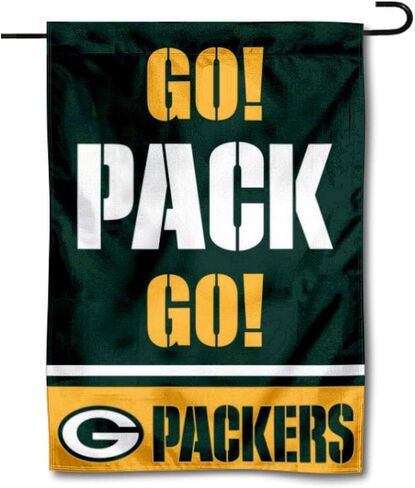 Green Bay Packers Go Pack Go Yard Garden Banner Flag in Saudi Arabia
