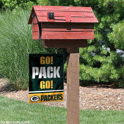 Green Bay Packers Go Pack Go Yard Garden Banner Flag in Saudi Arabia
