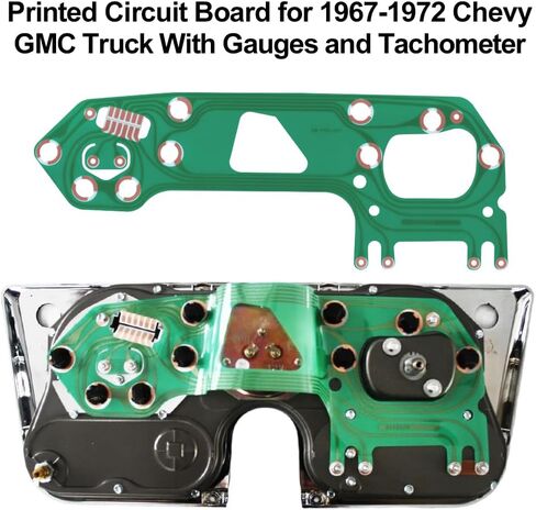 استبدال لوحة الدوائر المطبوعة لشاحنة Chevy GMC 1967-1972 مع أجهزة قياس ومقياس سرعة الدوران in Saudi Arabia