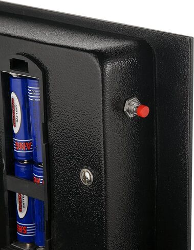 Paragon Safes SAFES 7730 خزنة أمان رقمية بمفتاحين - صندوق قفل فولاذي صلب للدرج أو الخزانة أو السيارة (رمادي داكن)، 83-DT5914 in Saudi Arabia