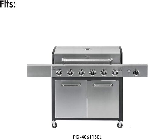 Permasteel PP-20005-BS-AM Type B Caster Swivel for Gas Grills (OEM), Black and Stainless Steel in Saudi Arabia
