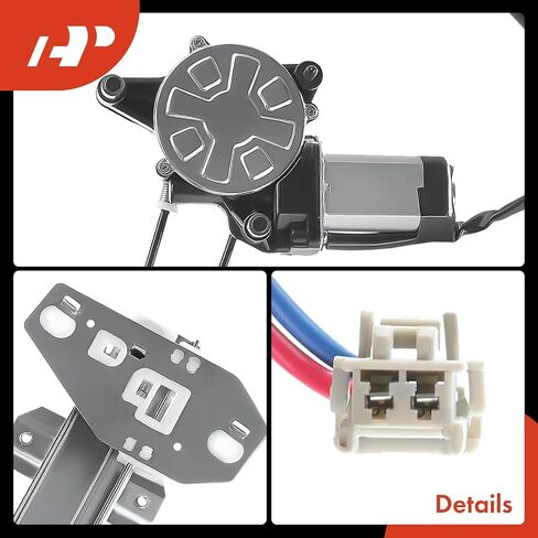 A-Premium Power Window Regulator with Motor Compatible with Honda Accord 1994-1997 Acura CL 1997 (Coupe 2 Door Only) Front Left Driver Side in Kuwait