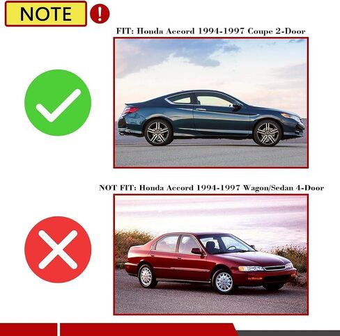 A-Premium Power Window Regulator with Motor Compatible with Honda Accord 1994-1997 Acura CL 1997 (Coupe 2 Door Only) Front Left Driver Side in Kuwait