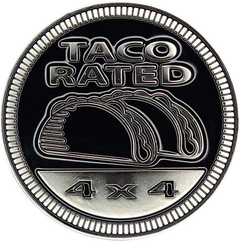 Duck Rated 4x4 Metal Automotive Badge Specifically Designed for The Jeep Wrangler or Cherokee ~ Stick it Anywhere! (DR-Badge) in Saudi Arabia