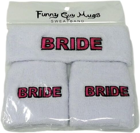 مجموعة عصابة رأس للجنسين من Funny Guy Mugs (3 عبوات: 1 عصابة رأس و2 سوار معصم) in Saudi Arabia