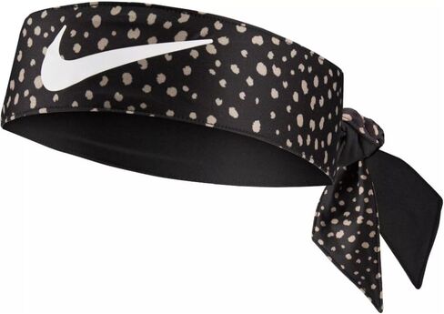 Nike Youth Reversible Head Tie (Black/White/Print dot) in Saudi Arabia