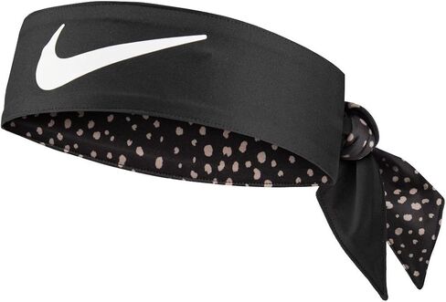 Nike Youth Reversible Head Tie (Black/White/Print dot) in Saudi Arabia