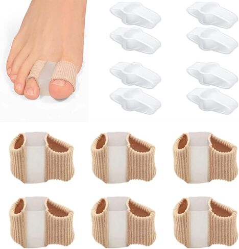 14 عبوة من فواصل أصابع القدم للنساء، فواصل أصابع القدم لأصابع القدم المتداخلة، وأصابع زن للنساء والرجال، وفواصل أصابع القدم للأورام، ومصحح أروح إبهام القدم (14 قطعة) in Kuwait