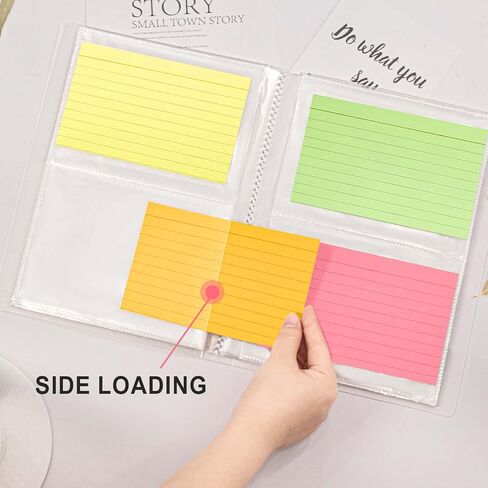 4x6 Index Card Holder, 4x6 Card Storage Binder, 4x6 Receipt Binder-1 Pack in Saudi Arabia