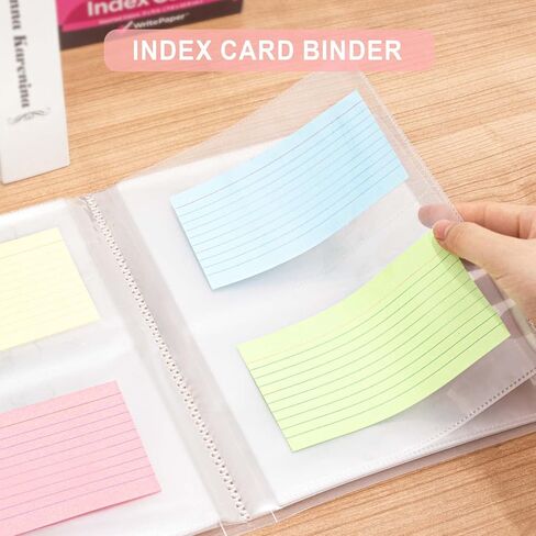 4x6 Index Card Holder, 4x6 Card Storage Binder, 4x6 Receipt Binder-1 Pack in Saudi Arabia