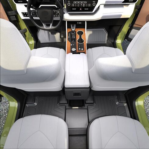 Cargo Liner Compatible with 2020-2024 Toyota Highlander Cargo Mat Replacement for 2020-2024 Toyota Highlander Accessories (Not Fit Models with Subwoofer) (Trunk Mat with Backrest Mat) in Saudi Arabia