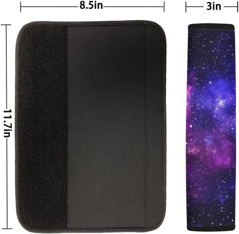 طقم مكون من قطعتين من غطاء حزام الأمان المبتكر، وسادة حزام الأمان، وسائد حزام الأمان الأرجوانية لحزام الأمان وغطاء حزام الكتف المريح، ملحقات السيارة الداخلية العالمية in Kuwait